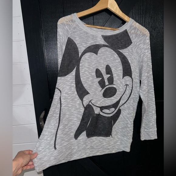 Disney World Parks Mickey Mouse Knit Long Sleeve Sweater Casual Soft Comfy Sz 1X - Picture 2 of 8